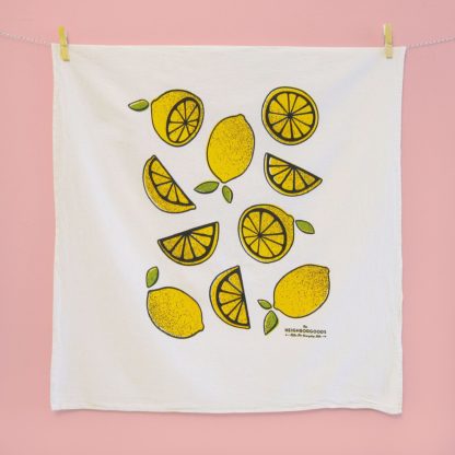Lemon kitchen towel