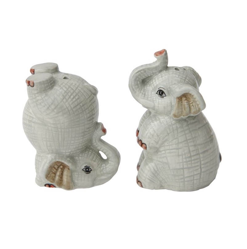 Ceramic Elephant Salt and Pepper Shakers – Nathan & Co.