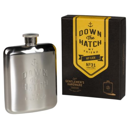Down The Hatch flask