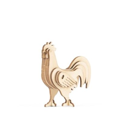 ROOSTER 3D WOODEN PUZZLE