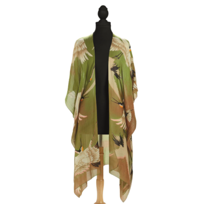 Heron Long Kimono