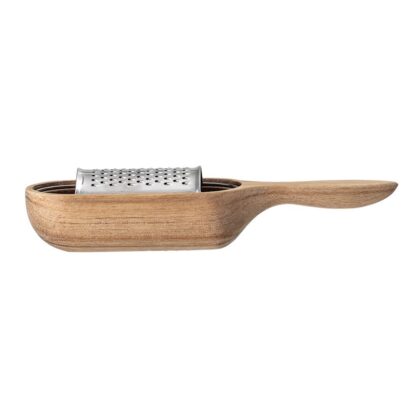 Acacia Wood & Stainless Steel Grater - Image 2