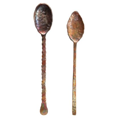 Long Copper Spoons