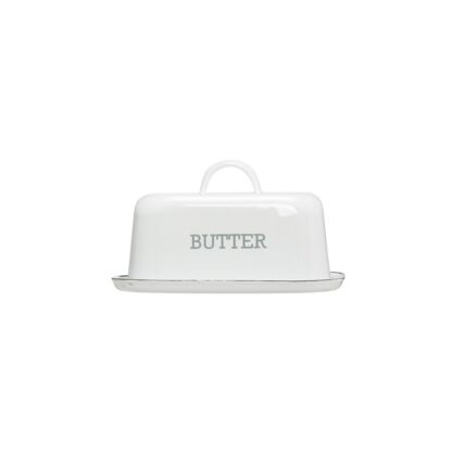 Enameled Butter Dish