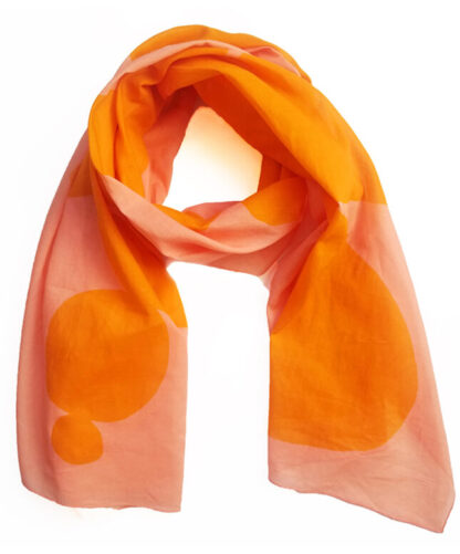 Ebb + Flow Cotton Scarf – Pink