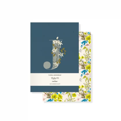 Floral "J" Journal Set