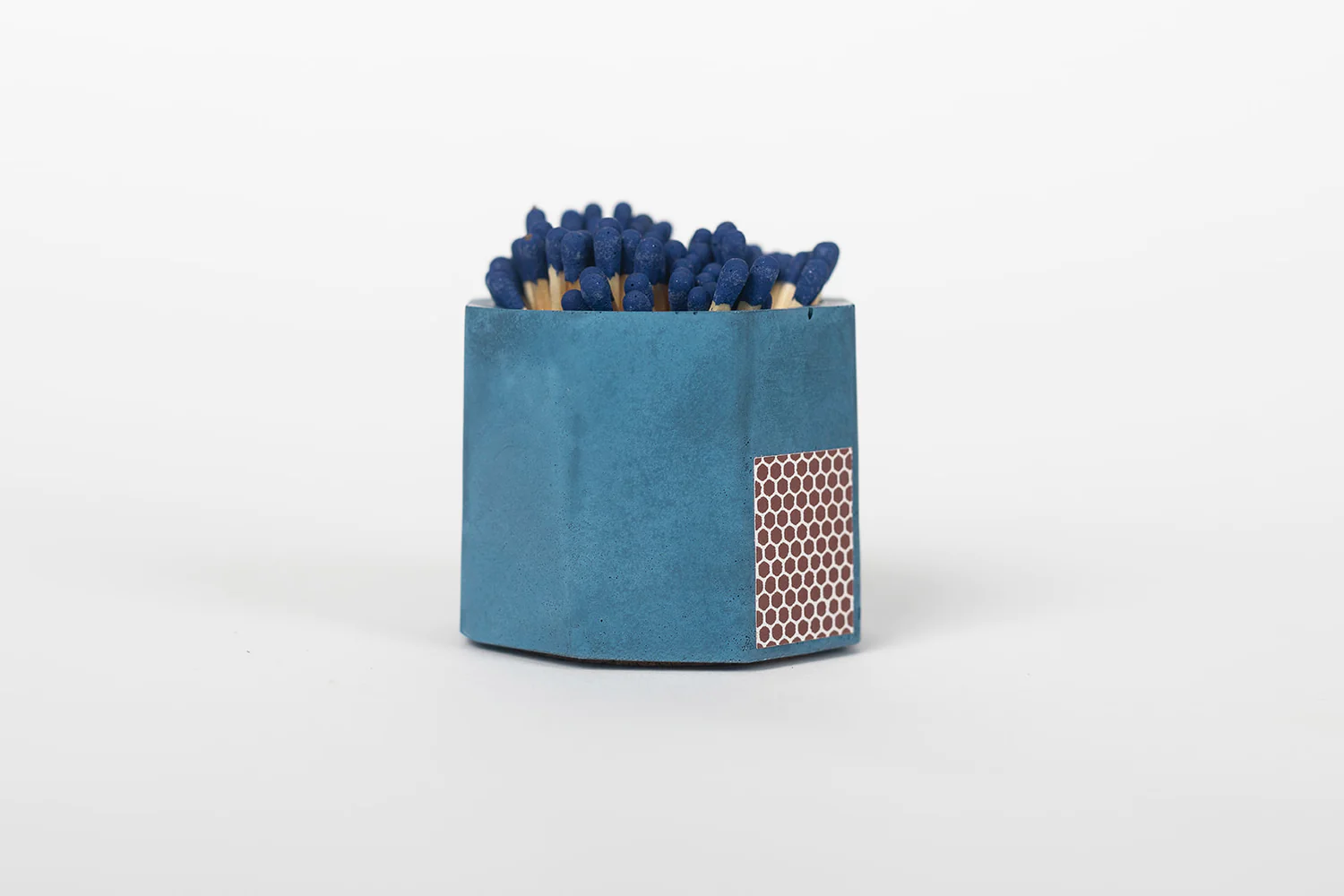 Navy Match Holder With Matches Nathan & Co.