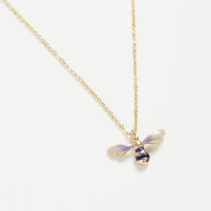 Enamel Bee Necklace