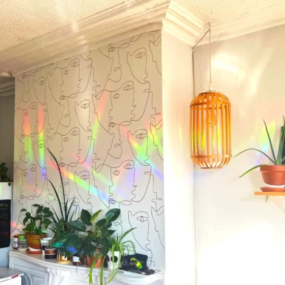 Retro Rainbow Suncatcher Sticker - Image 4