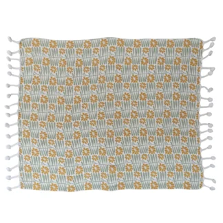 Woven Recycled Cotton Throw