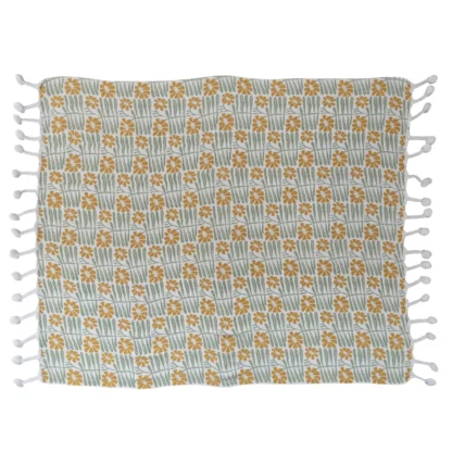 Woven Recycled Cotton Throw