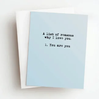 List Of Reasons