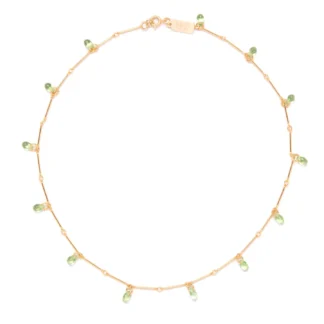 Peridot Teardrop Necklace