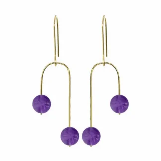 Amethyst Balance Earrings